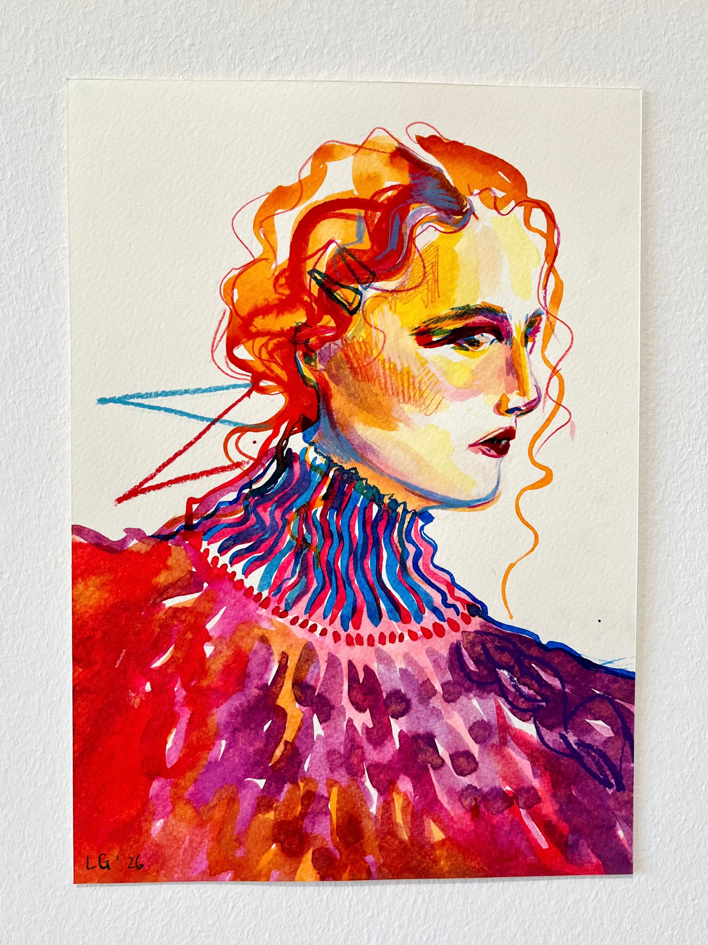 Fashion Face 1 - A4 Original