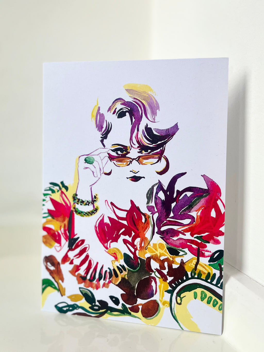 Miranda Freesia A5 Card